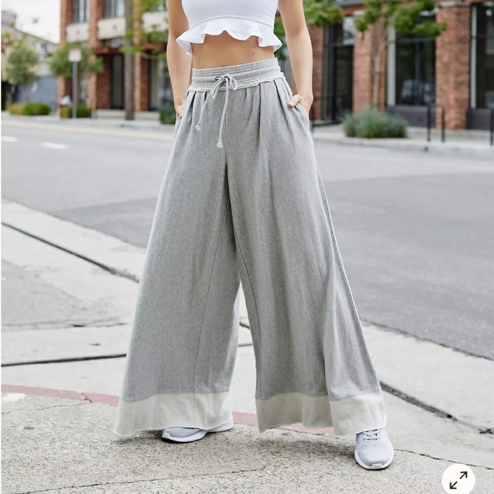 Free People Rocco Wide Leg Navy NWT